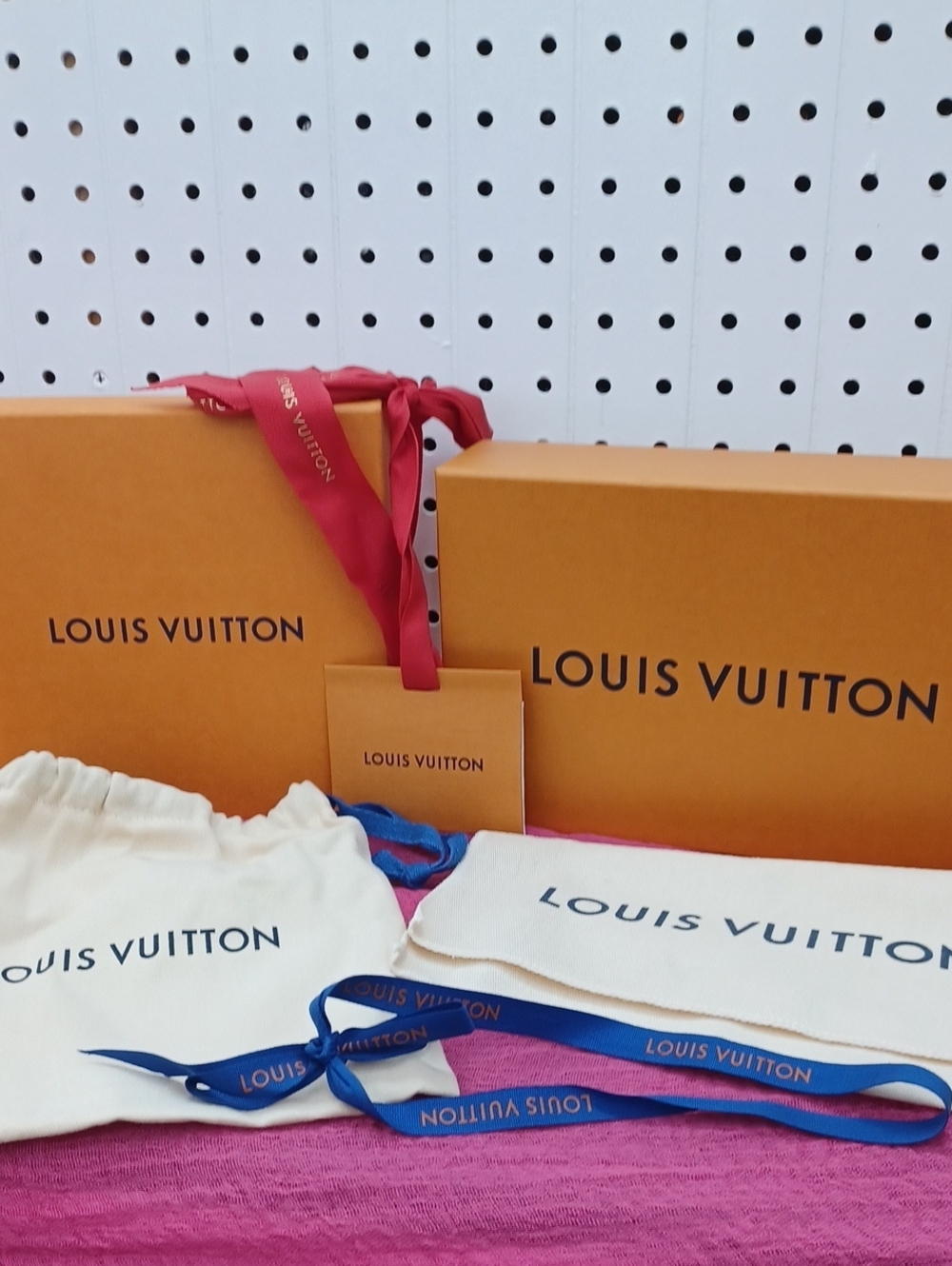 Louis Vuitton Lot Of 2 Boxes/Dustbags/Ribbon